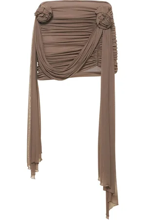 BLUMARINE Minifalda De Jersey Drapeada