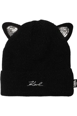 Karl Lagerfeld Gorro De Algodón Con Orejas