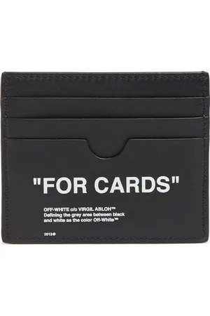 OFF-WHITE Tarjetero De Piel