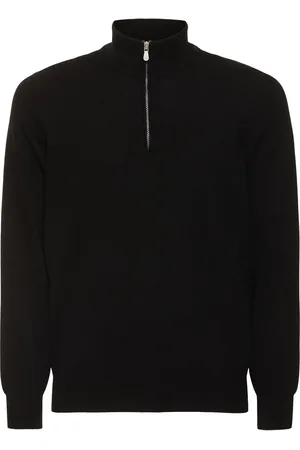 Brunello Cucinelli Suéter Cuello Alto De Cashmere C/media Cremallera