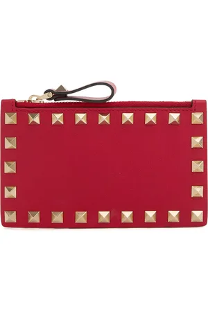 VALENTINO GARAVANI Tarjetero Rockstud De Piel