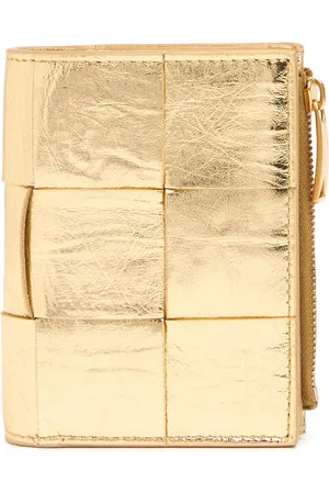 Bottega Veneta Cartera Pequeña Cassette De Piel
