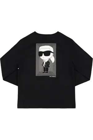 Karl Lagerfeld Camiseta De Jersey Con Manga Larga