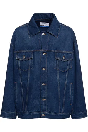 OFF-WHITE Chaqueta De Denim De Algodón