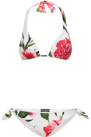 Dolce & Gabbana Bikini De Jersey Con Estampado