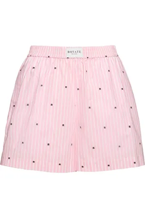 ROTATE Shorts Boxer De Algodón Estampado