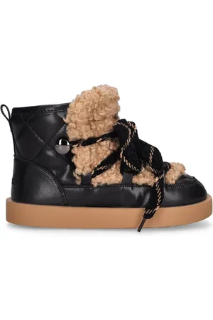 MONNALISA Botas Para La Nieve De Nylon Y Piel Sintética