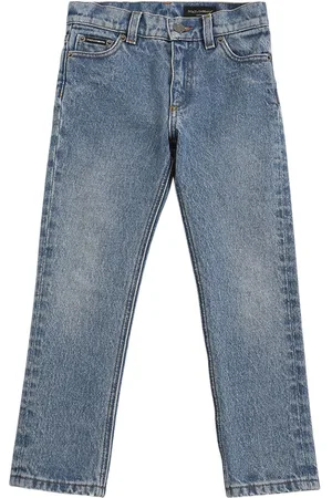 Dolce & Gabbana Jeans De De Algodón Lavados A Piedra