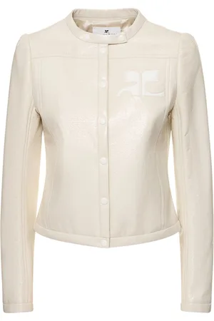 Courrèges Chaqueta Biker De Vinilo