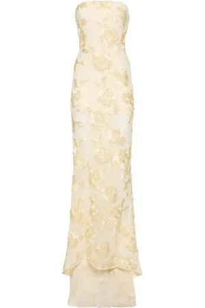 ROTATE Vestido Maxi De Malla 3d