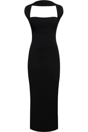 Totême Vestido Midi De Punto