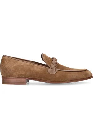 Gianvito Rossi Mocasines De Piel Y Ante
