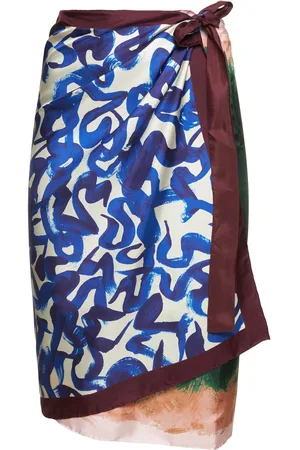 DRIES VAN NOTEN Falda Midi De Seda
