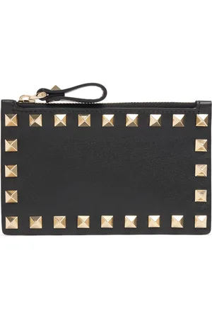 VALENTINO GARAVANI Tarjetero Rockstud De Piel