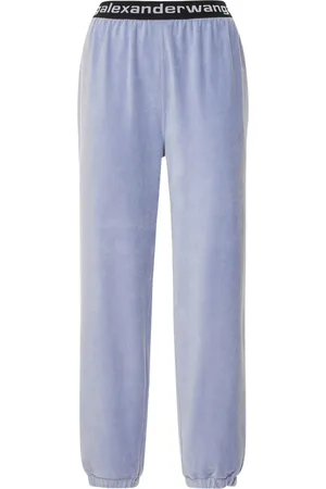 Alexander Wang Pantalones Deportivos De Pana Stretch Con Logo