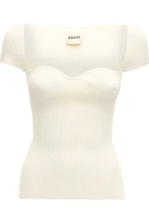 Khaite Top De Viscosa Acanalada