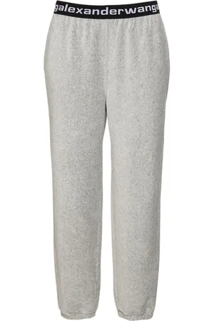 Alexander Wang Pantalones Deportivos De Pana Stretch Con Logo