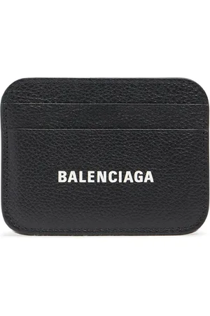 Balenciaga Tarjetero De Piel Con Logo