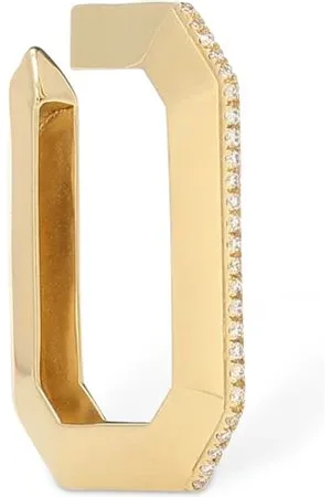 Eera Pendiente "lg Sabrina" De Oro 18kt Y Diamantes