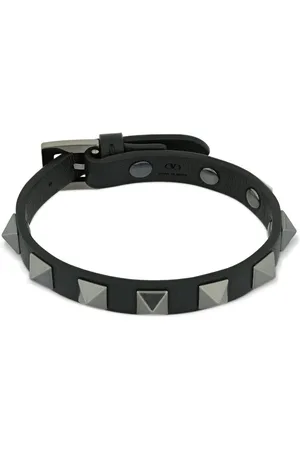 VALENTINO GARAVANI Brazalete Rockstud De Piel