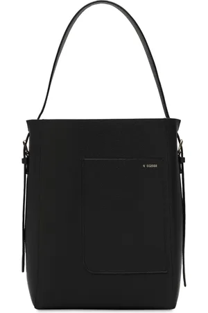 VALEXTRA Bolso Tote Mediano De Piel Martillada Suave