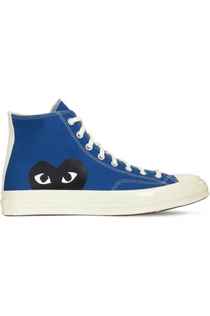 Comme des Garçons Sneakers Altas Play Converse De Algodón