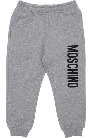 Moschino Pantalones Deportivos De Algodón Estampado