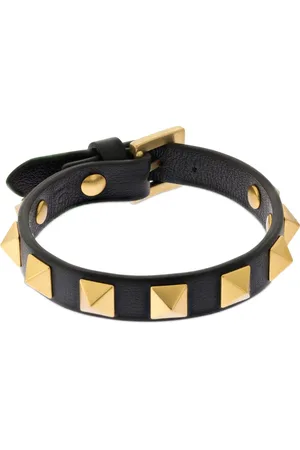 VALENTINO GARAVANI Brazalete Rockstud De Piel