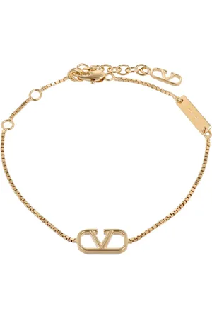 VALENTINO GARAVANI Brazalete De Cadena Con Logo V
