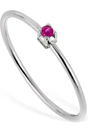 VANZI Anillo De Rubí Y Oro Blanco 18kt