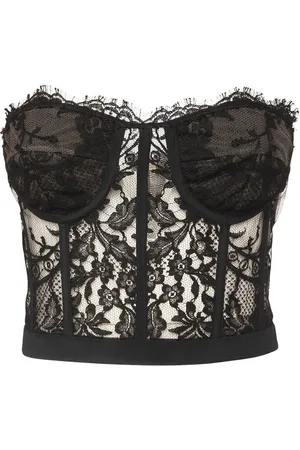 Alexander McQueen Top Bustier Sin Tirantes
