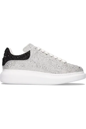 Alexander McQueen Sneakers De Piel Decorada 45mm