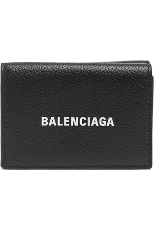 Balenciaga Billetera De Piel Con Logo