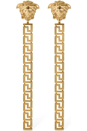 VERSACE Pendientes Con Cenefa Griega Y Medusa
