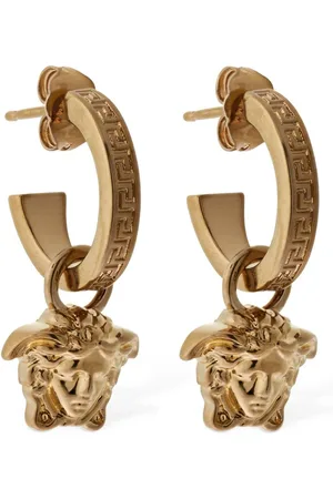 VERSACE Pendientes Con Medusa Y Cenefa Griega