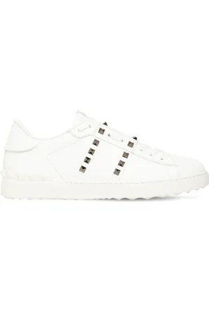 VALENTINO GARAVANI Sneakers De Piel Con Tachuelas