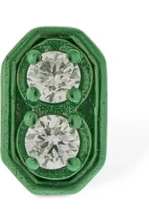 Eera Pendiente Individual Roma De Oro 18kt Y Diamantes
