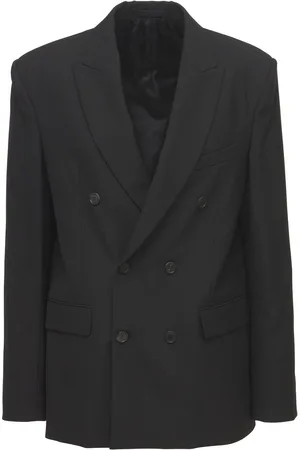 WARDROBE.NYC Blazer Cruzado De Lana
