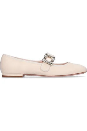 Roger Vivier Zapatos Planos Tres Vivier De Charol 10mm