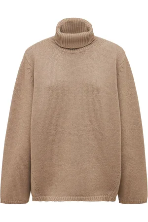 Totême Suéter Con Cuello De Tortuga De Lana Y Cashmere