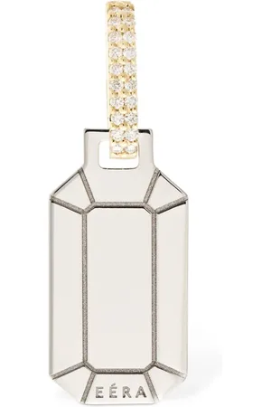 Eera Pendiente Individual De Oro 18kt Y Diamantes
