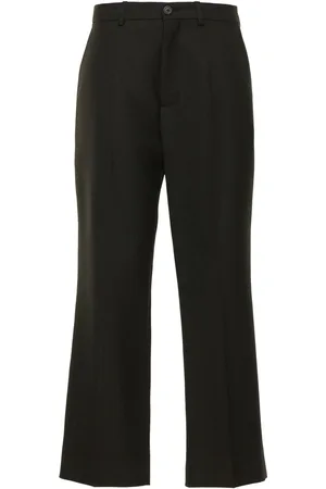Balenciaga Pantalones Cropped De Lana