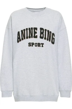 ANINE BING Sudadera De Algodón Con Logo
