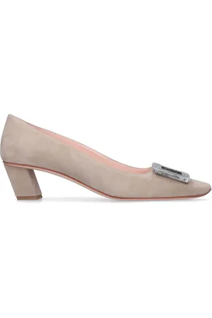 Roger Vivier Zapatos De Tacón Belle Vivier De Ante 45mm