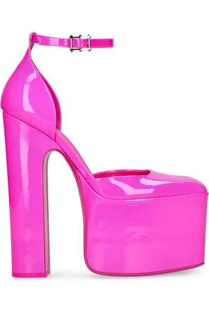VALENTINO GARAVANI Zapatos De Tacón Discobox De Charol 180mm