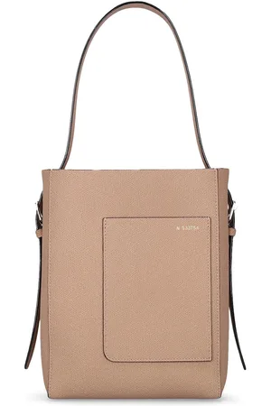 VALEXTRA Bolso Tote Bucket De Piel De Grano