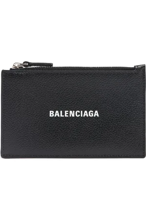 Balenciaga Billetera De Piel Con Logo