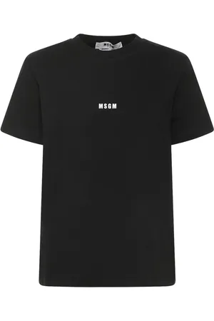 Msgm Camiseta Con Logo Estampado