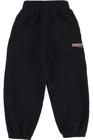 Balenciaga Pantalones De Felpa De Algodón