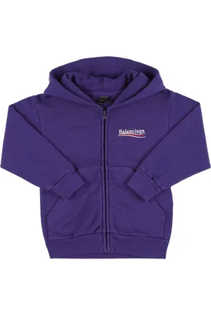 Balenciaga Sudadera De Algodón Con Capucha